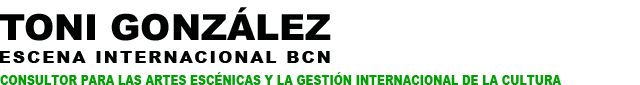 logo Toni Gonzalez Escena Internacional 						Bcn